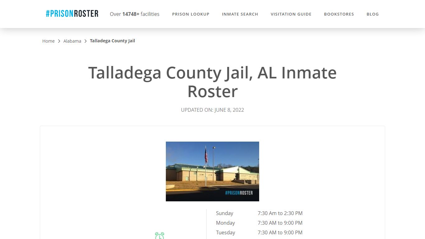 Talladega County Jail, AL Inmate Roster - Prisonroster